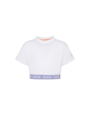 T-shirt Cropped Suns K Feliacia-bans da bambina